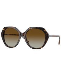 Burberry - Be4375 4017T5 Sunglasses Plastic Geometric Polarized - Lyst