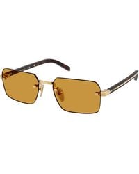 Prada - Pr D55S 5Ak50P Sunglasses Metal Squared Normal - Lyst