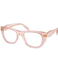Prada - Pr A18V 19Q1O1 Optical Frames Acetate Geometric Normal - Lyst