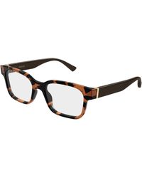 Gucci - Gg2087O 007 Optical Frames Injected Transparent Squared - Lyst