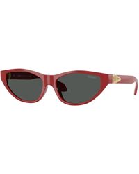 Versace - Ve4491U 538887 Sunglasses Injected Cat Eye Normal - Lyst