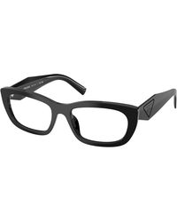 Prada - Pr D09V 16K1O1 Optical Frames Acetate Transparent Geometric Normal - Lyst