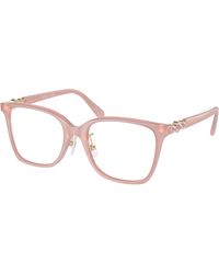 Swarovski - Sk2026D 1031 Optical Frames Acetate Transparent Geometric Normal - Lyst