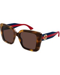 Gucci - Gg1861S 002 Sunglasses Acetate Squared - Lyst