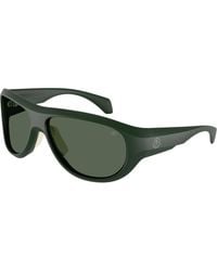 Moncler - Me8013 Bleacher 502971 Sunglasses Injected Round Normal - Lyst