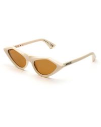 Marni - 9G3 Tikbarri Cream Sunglasses Acetate Cat Eye - Lyst