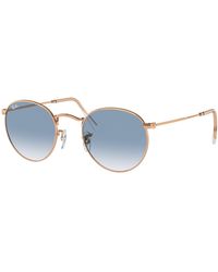 Ray-Ban - Rb3447 Round Metal Sunglasses - Lyst