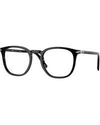 Persol - Po3318V 95 Optical Frames Acetate Transparent Pantos Normal - Lyst