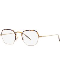Oliver Peoples - Ov1291T Tk-7 5252 Optical Frames Titanium Transparent Squared Normal - Lyst