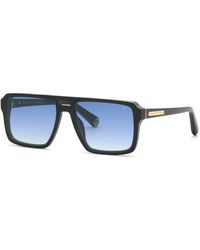 Philipp Plein - Spp211 Plein Essential 700 Sunglasses Acetate Squared Normal Nuanced - Lyst