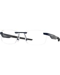 Oakley - Ox3126 Steakhouse 1.0 312601 Optical Frames Metal Transparent Squared Normal - Lyst