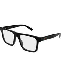 Gucci - Gg2236O 001 Optical Frames Injected Transparent Squared - Lyst