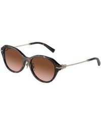 Tiffany & Co. - Tf4210D 80153B Sunglasses Acetate Round Normal Shaded - Lyst