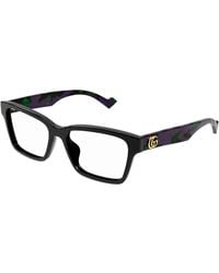 Gucci - Gg1476Ok 003 Optical Frames Acetate Transparent Squared - Lyst