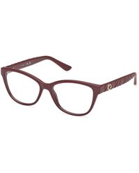 Guess - Gu50307 069 Optical Frames Acetate Squared Normal - Lyst