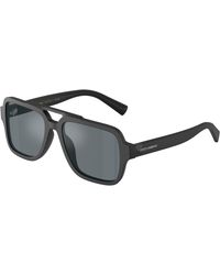 Dolce & Gabbana - Dg4544 25256G Sunglasses Acetate Pilot Mirror - Lyst
