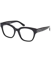 Guess - Gm50017 001 Optical Frames Acetate Squared Normal - Lyst