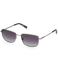 Timberland - Tb9338 09D Sunglasses Metal Squared Polarized Shaded - Lyst