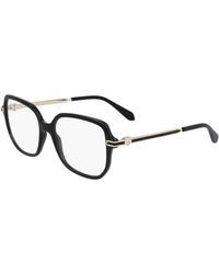 Ferragamo - Sf3012 001 Optical Frames Acetate Squared Normal - Lyst