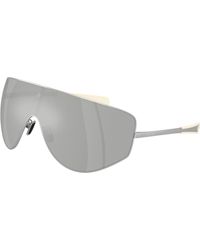 Moncler - Me4011T Tanium 10048V Sunglasses Titanium Pilot Normal - Lyst