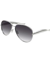 Bottega Veneta - Bv1305S 008 Sunglasses Metal Pilot - Lyst