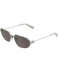 Calvin Klein - Ckj26200S 042 Sunglasses Metal Squared Normal - Lyst