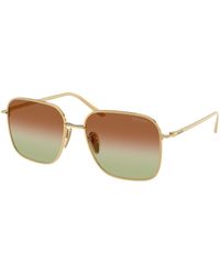 Prada - Pr C54Sd 5Ak70T Sunglasses Metal Squared Normal Nuanced - Lyst