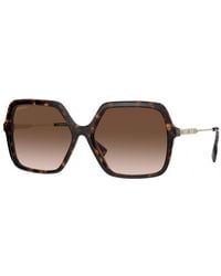 Burberry - Be4324 300213 Sunglasses Plastic Squared Nuanced - Lyst