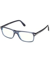 Tom Ford - Ft5831-B 090 Optical Frames Acetate Squared Normal - Lyst