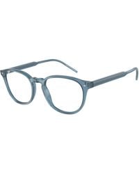 Giorgio Armani - Ar7259 6071 Optical Frames Acetate Transparent Pantos Normal - Lyst