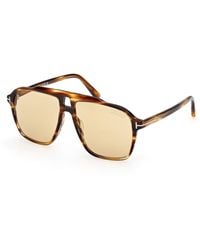 Tom Ford - Ft1209 Autari 56E Sunglasses Acetate Squared Photochromatic - Lyst