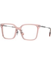 Burberry - Be2376 Elizabeth 4069 Optical Frames Acetate Transparent Squared Normal - Lyst