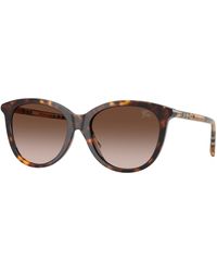 Burberry - Be4455 421613 Sunglasses Acetate Pantos Normal Shaded - Lyst