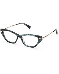Max Mara - Mm5176 098 Optical Frames Acetate Round Normal - Lyst