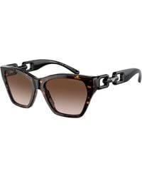 Emporio Armani - Ea4203U 502613 Sunglasses Acetate Cat Eye Normal Shaded - Lyst