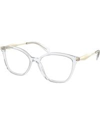 Prada - Pr 02Zv 2Az1O1 Optical Frames Acetate Butterfly Normal - Lyst