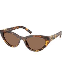 Miu Miu - Mu A04S 14L60M Sunglasses Acetate Butterfly Normal - Lyst