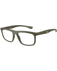 Emporio Armani - Ea3246 6184 Optical Frames Injected Squared Normal - Lyst
