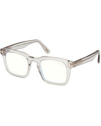 Tom Ford - Ft6025-B 020 Optical Frames Acetate Squared Normal - Lyst