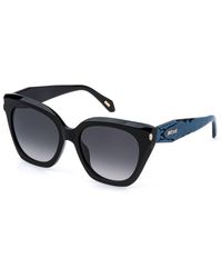Just Cavalli - Sjc172 700Y Sunglasses Acetate Smoke Butterfly Normal Nuanced - Lyst