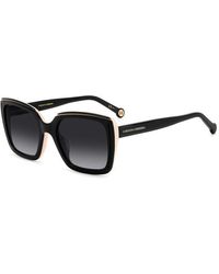 Carolina Herrera - Her 0143/G/S Kdx/9O Sunglasses Acetate Squared Shaded - Lyst