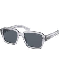 Prada - Pr 02Zs U430A9 Sunglasses Acetate Squared Normal - Lyst