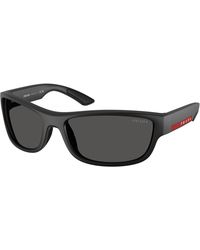 Prada Linea Rossa - Ps C04S 1Bo08Z Sunglasses Injected Pillow Normal - Lyst