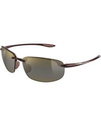 Maui Jim - Mj0407Sa 003 Occhiali Da Sole Iniettato Bronzo Squadrata - Lyst