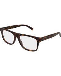 Gucci - Gg1117On 002 Optical Frames Injected Transparent Squared - Lyst