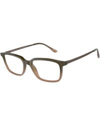 Giorgio Armani - Ar7183 5982 Optical Frames Acetate Transparent Squared Normal - Lyst