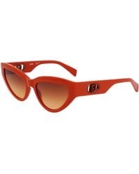 Liu Jo - Lj800S 223 Sunglasses Bio-Inject Cat Eye Normal Shaded - Lyst