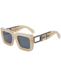 Off-White c/o Virgil Abloh - Oeri073 Boston 1707 Sand Dark Sunglasses Acetate Squared Normal - Lyst
