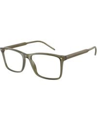 Giorgio Armani - Ar7258 6074 Optical Frames Acetate Squared Normal - Lyst