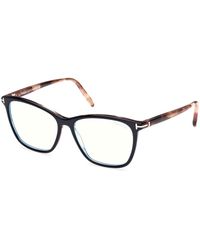 Tom Ford - Ft5812-B 001 Optical Frames Acetate Butterfly Normal - Lyst